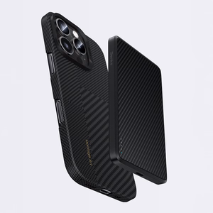 Benks Montage Magnetinis Armor Air Kevlar dėklas PC rėmas 600D+1500D (MB66) Iphone 16 Pro Max juodas