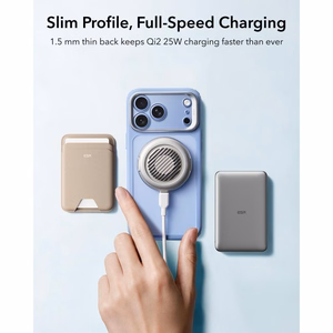 ESR Classic Hybrid Kickstand MagSafe dėklas, skirtas iPhone 18 Pro Max / 17 Pro Max, matinis šviesiai mėlynas