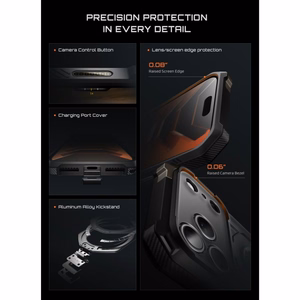Supcase UB Grip Mag MagSafe dėklas iPhone 18 Pro Max / 17 Pro Max – juodas