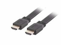 Lanberg CA-HDMI-21CU-0018-BK HDMI kabelis 1,8 m HDMI A tipo (standartinis) Juoda
