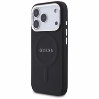 Guess Classic Logo Magnetinis dėklas telefonui iPhone 17 Pro - juodas