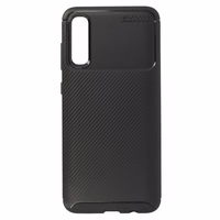 Tel Protect Carbon Elite dėklas telefonui Samsung Galaxy A70 juodas