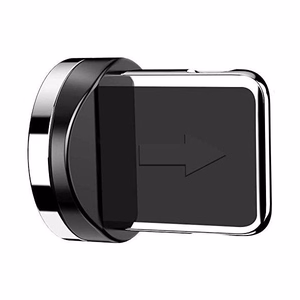 Kištukinis adapteris magnetiniam USB kabeliui Lightning sidabrinis
