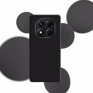 3mk Silikoninis dėklas telefonui Xiaomi Redmi Note 14 Pro 5G - juodas