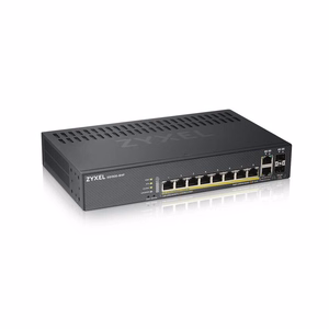 Zyxel GS1920-8HPV2 Valdomas Gigabit Ethernet (10/100/1000) Maitinimas per Eternetą (PoE) Juoda