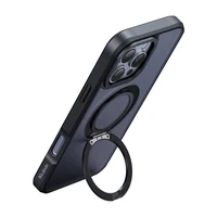 McDodo PC-4933 MagSafe dėklas iPhone 16 Pro Max su stovu (juodas)