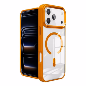 ROAR dėklas MAG BUMPER suderinamas su „MagSafe“, skirtas IPHONE 17 (spalva: oranžinė)
