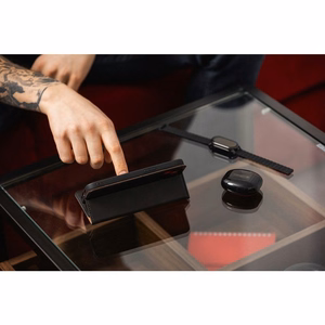 Dėklas telefonui FORCELL F-PROTECT RFID Blocker SAMSUNG S23 FE - juodas