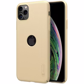 Nillkin Super Frosted Shield - dėklas Apple iPhone 11 Pro z wycięciem na logo (Golden)