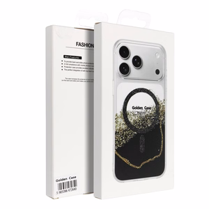Su MagSafe suderinamas Golden dėklas iPhone 16, juodas