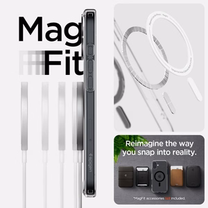 Spigen Ultra Hybrid Magnetinis dėklas su MagSafe iPhone 16 Plus - juodas