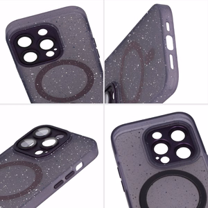 Tel Protect Magnetinis Splash Matinis dėklas telefonui iPhone 15 Pro violetinis