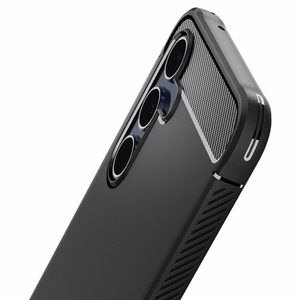 Spigen Rugged Armor dėklas, skirtas Samsung Galaxy A55 5G, matinis juodas