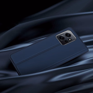 Dux Ducis Skin Pro чехол для Xiaomi Redmi Note 12 флип карточный кошелёк подставка синий