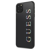 Guess GUHCN65LGMLBK iPhone 11 Pro Max - juodas Glitter Logo