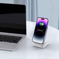 "Tech-Protect QI15W-A38 MagSafe" belaidis įkroviklis - baltas