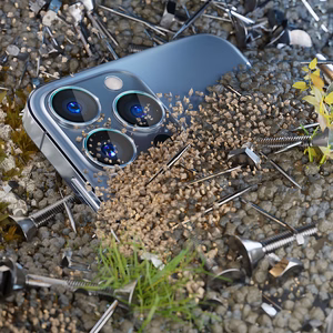 Samsung Galaxy Z Flip 5 - 3mk Objektyvo apsauga Pro juodas