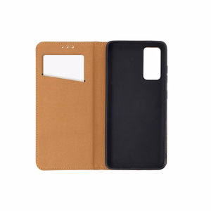 SMART PRO Knygutė leather dėklas for XIAOMI Redmi Note 15 PRO 5G rudas