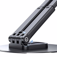 USAMS stalinis stovas telefonui/planšetei 4.7-12 cali juodas ZJ80ZJ01 (US-ZJ080)