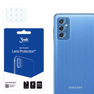 гибридное стекло 3MK FLEXIBLE GLASS LENS SAMSUNG GALAXY M52 для камеры 4 шт.