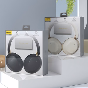 Dudao X22 Max belaidės Bluetooth ausinės ant ausų su ANC - smėlio spalvos