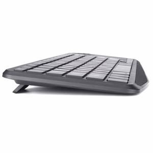 Techly ICTB9801TB klaviatūra Universalus RD belaidis ryšys + „Bluetooth“ QWERTY Anglų (JAV) Juoda