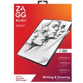 ZAGG InvisibleShield Fusion Canvas antibakterinė apsauginė plėvelė, imituojanti popierių, skirta "iPad Air 13" 2024