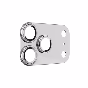 Benks grūdintas stiklas Glass Warrior metalinė integruota objektyvo apsauga (C069) Iphone 17 Pro (3 objektyvai) balta