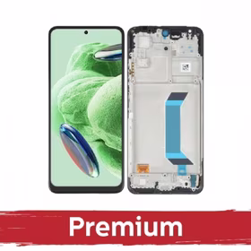 Ekranas skirtas Xiaomi Redmi Note 12 5G / Poco X5 5G juodas su rėmeliu OEM