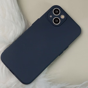 Silikoninis dėklas, skirtas Samsung Galaxy S25 FE / S26 FE, tamsiai mėlynas