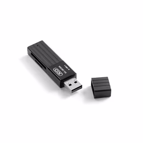 XO kortelių skaitytuvas 2 in 1 DK05A USB 2.0, juodas