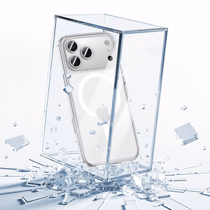 Benks magnetinis skaidrus dėklas telefonui Iphone 17 Pro Max (su fotoaparato valdymo mygtuku)