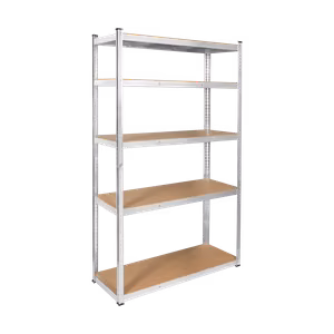 Металлический складской стеллаж Rebel 205 x 120 x 45, серебристый