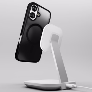 Puro Gradient Magnetinis Silikoninis dėklas telefonui iPhone 16 - Juoda