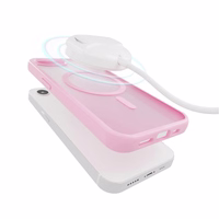 Puro TPU dėklas "GRADIENT" su magnetine ir gradientiniu efektu iPhone 16E, rožinė