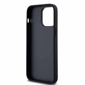 DKNY Odinis languotas mono raštas ir spausdintos juostos dėklas telefonui iPhone 14 Pro Max - juodas