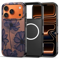 Tech-Protect Lamano MagSafe dėklas iPhone 17 Pro Max rudai violetinis