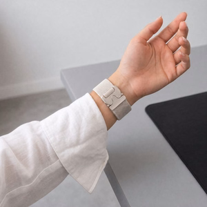 Tech-Protect Nylon Clasp dirželis, skirtas „Samsung Galaxy Watch 40/44/46 mm“ – smėlio spalvos