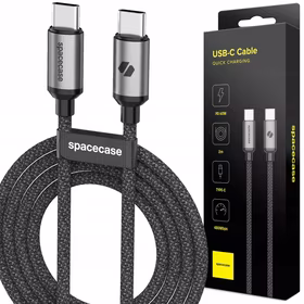 Spacecase USB-C to USB-C Laidas 2M 60W CL02