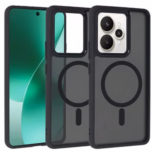 Pilnas matinis magnetinis dėklas Realme 15/15 Pro 5G juodas