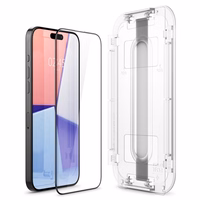 Spigen Glas.tR EZ Fit FC grūdintas stiklas iPhone 15 Pro Max - juodas 2 vnt.