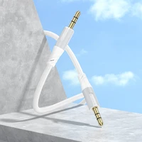 Audio kabelis Borofone BL19 3,5mm to 3,5mm baltas