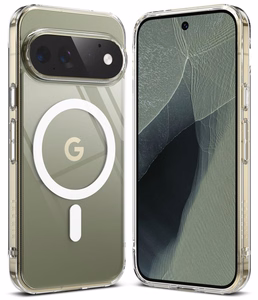 Ringke Fusion Magnetic MagSafe dėklas, skirtas Google Pixel 11 Pro, skaidrus