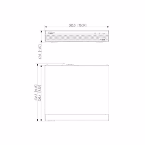 Dahua NVR4108HS-4KS3 8-Channel Network Video Recorder, 1 HDD Bay, up to 12 MP