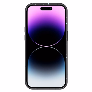 Tel Protect magnetinis Splash matinės tekstūros dėklas Iphone 15, juodas