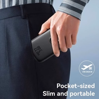 Power Bank Joyroom "JR-PBF17" juodas 10000mAh 22.5W (PD / QC3.0) + integruotas Type-C laidas