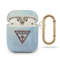 Guess GUACA2TPUMCGC02 AirPods dėklas mėlynas/mėlynas Tie & Dye kolekcija