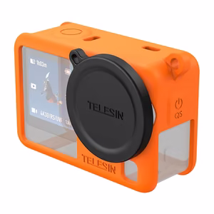 Telesin silikoninis apsauginis dėklas DJI Osmo Action 6 (oranžinis)