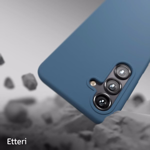 Etteri Silicone Mag case for Samsung Galaxy S25 Edge dark blue