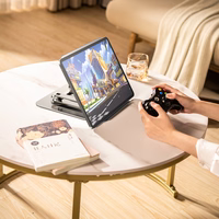 Wozinsky WRS-CPY84SS aliuminis nešiojamojo kompiuterio ir planšetės stovas + nemokamas išmaniojo telefono stovas - sidabrinis